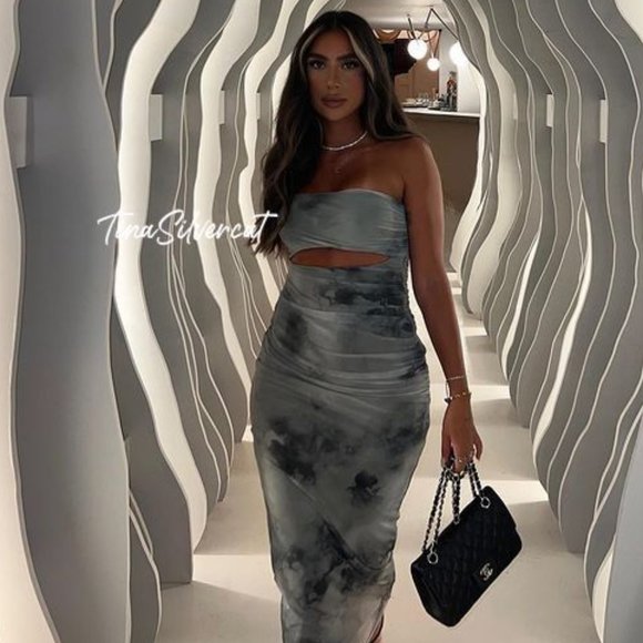 BLOGGER'S FAVE! Zara Strapless Tulle Dress NWT - Picture 6 of 16